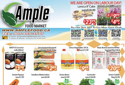 Ample Food Market (Brampton) Flyer September 1 to 7