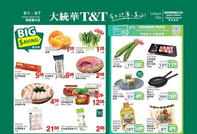 T&T Supermarket (Ottawa) Flyer September 1 to 7