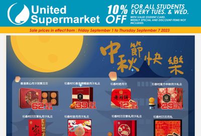 United Supermarket Flyer September 1 to 7