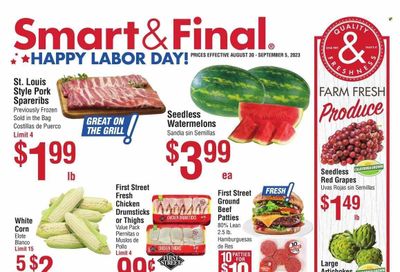 Smart & Final (CA) Weekly Ad Flyer Specials August 30 to September 5, 2023