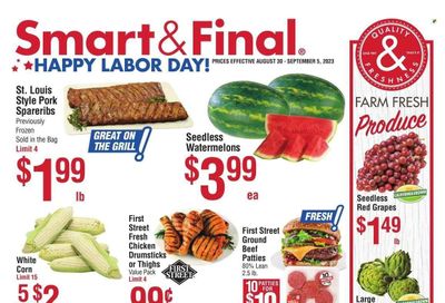 Smart & Final (CA) Weekly Ad Flyer Specials August 30 to September 5, 2023