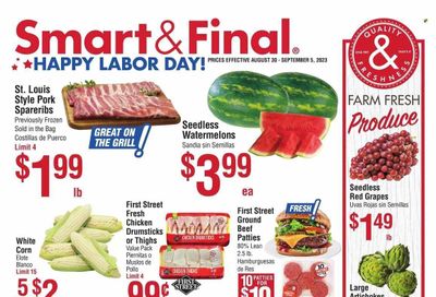 Smart & Final (AZ) Weekly Ad Flyer Specials August 30 to September 5, 2023