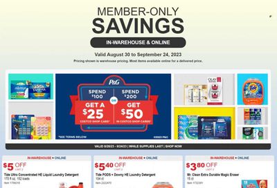 Costco Weekly Ad Flyer Specials August 30 to September 24, 2023