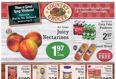 Country Grocer Flyer September 1 to 7
