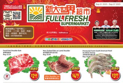 Full Fresh Supermarket Flyer September 1 to 7