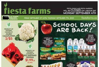Fiesta Farms Flyer September 1 to 7