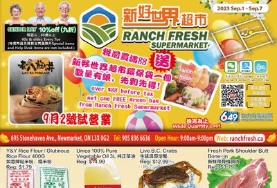 Ranch Fresh Supermarket Flyer September 1 to 7