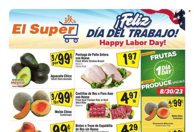 El Super (CA) Weekly Ad Flyer Specials August 30 to September 5, 2023