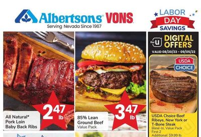 Vons (NV) Weekly Ad Flyer Specials August 30 to September 5, 2023