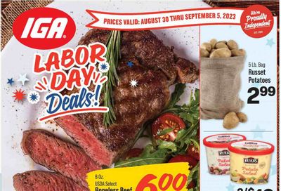 IGA (IN) Weekly Ad Flyer Specials August 30 to September 5, 2023