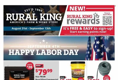 Rural King (AL, FL) Weekly Ad Flyer Specials August 31 to September 13, 2023