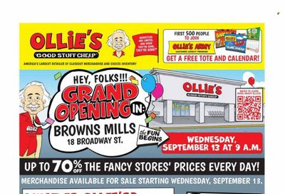 Ollie's Bargain Outlet Weekly Ad Flyer Specials September 13 to September 20, 2023