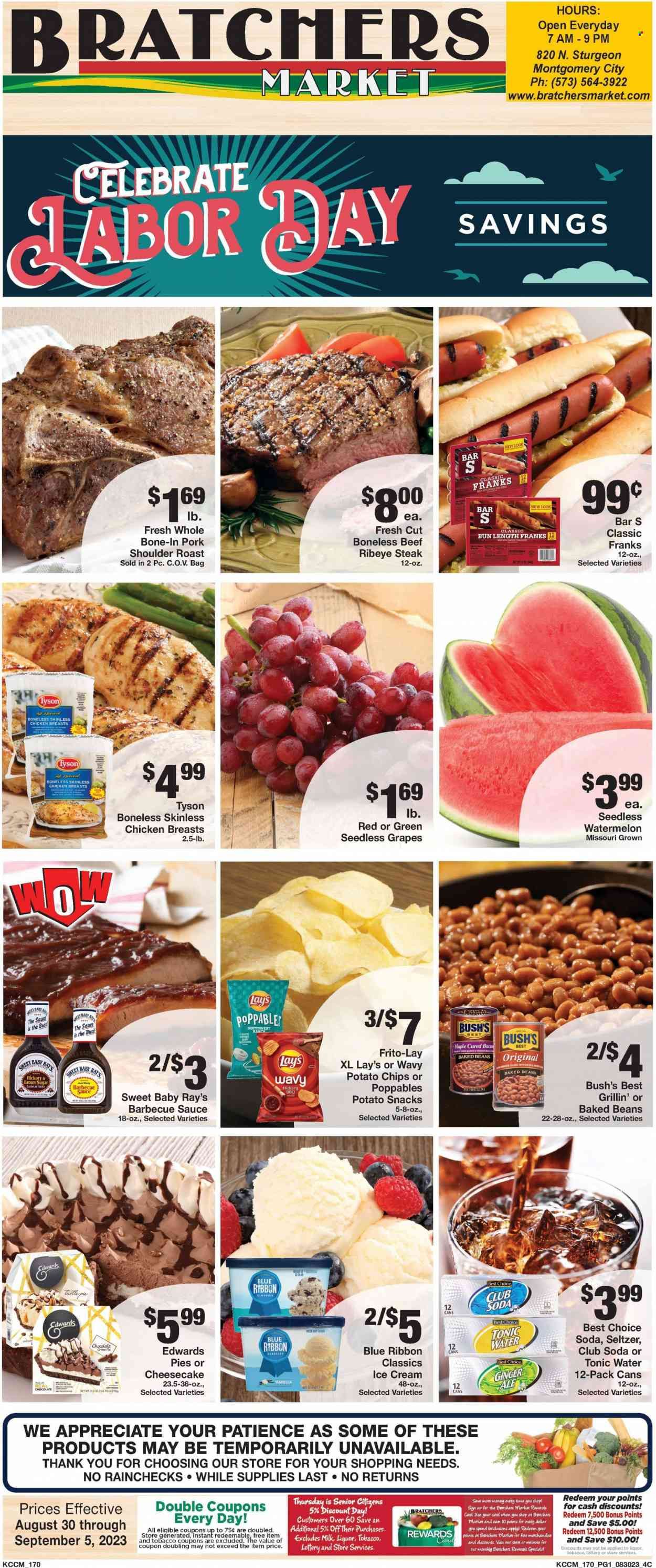 Bratchers Market (MO) Weekly Ad Flyer Specials August 30 to September 5, 2023