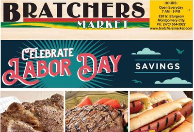Bratchers Market (MO) Weekly Ad Flyer Specials August 30 to September 5, 2023
