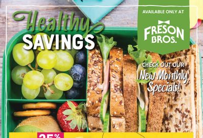 Freson Bros. Healthy Essentials Flyer September 1 to 28