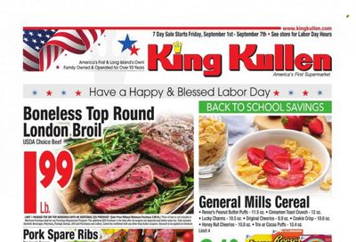 King Kullen (NY) Weekly Ad Flyer Specials September 1 to September 7, 2023