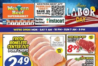 Western Beef (FL, NY) Weekly Ad Flyer Specials August 31 to September 6, 2023