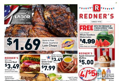 Redner's Markets (DE, MD, PA) Weekly Ad Flyer Specials August 31 to September 6, 2023
