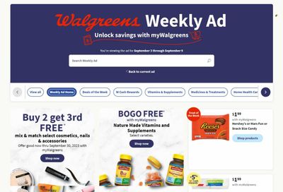 Walgreens Weekly Ad Flyer Specials September 3 to September 9, 2023