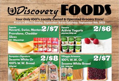 Discovery Foods Flyer September 3 to 9