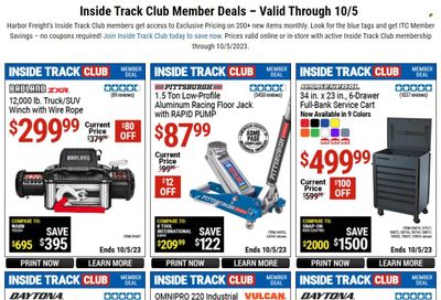 Harbor Freight Weekly Ad Flyer Specials September 3 to October 5, 2023