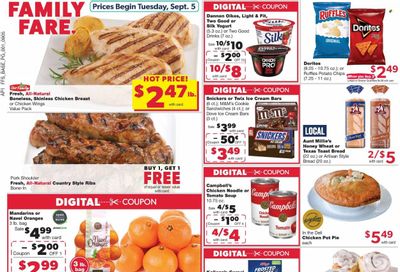 Family Fare (MI) Weekly Ad Flyer Specials September 5 to September 9, 2023
