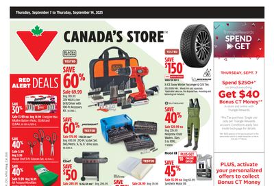 Canadian Tire (ON) Flyer September 7 to 14