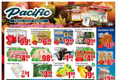 Pacific Fresh Food Market (Pickering) Flyer November 1 to 7