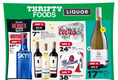 Thrifty Foods Liquor Flyer September 7 to 13