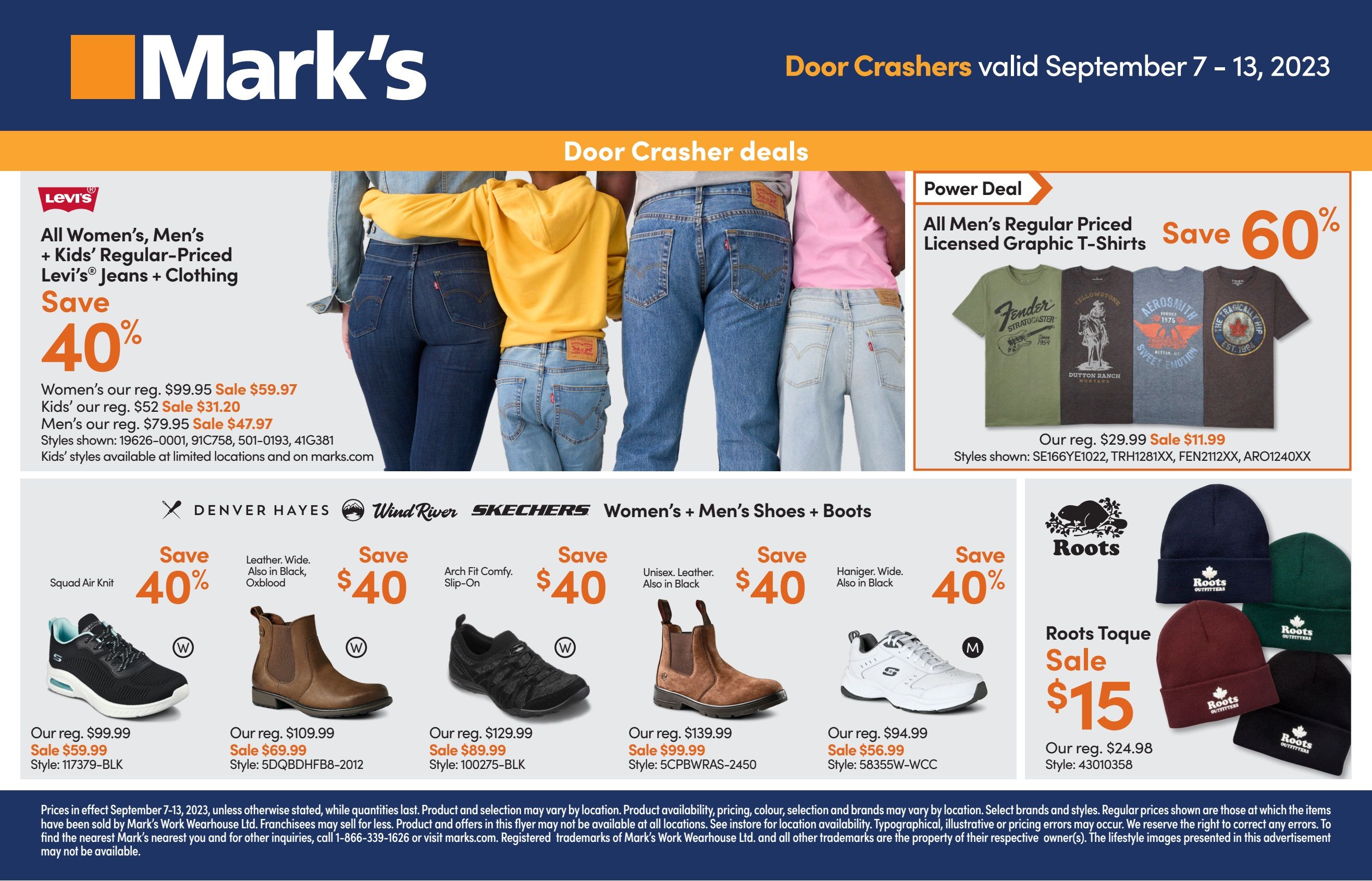 Mark's Flyer September 7 to 13