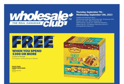 Real Canadian Wholesale Club Flyer September 7 to 13