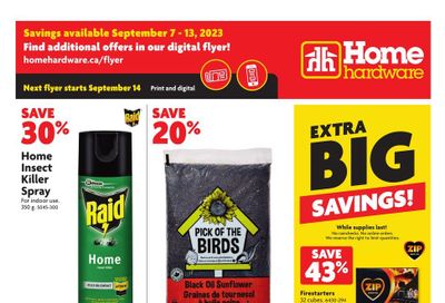 Home Hardware (ON) Flyer September 7 to 13