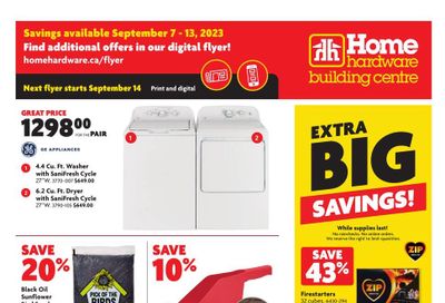 Home Hardware Building Centre (ON) Flyer September 7 to 13