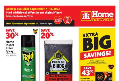 Home Hardware (BC) Flyer September 7 to 13