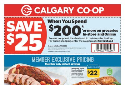 Calgary Co-op Flyer September 7 to 13