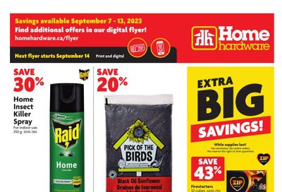 Home Hardware (Atlantic) Flyer September 7 to 13