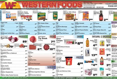 Western Foods Flyer September 6 to 12
