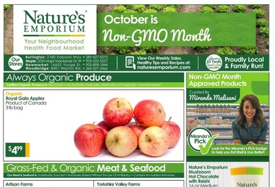 Nature's Emporium Flyer October 25 to November 7