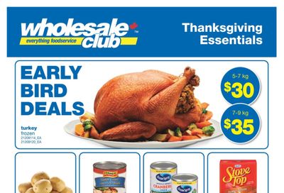 Wholesale Club (ON) Flyer September 7 to 20