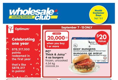 Wholesale Club (ON) Flyer September 7 to 27