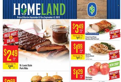 Homeland (OK, TX) Weekly Ad Flyer Specials September 6 to September 12, 2023