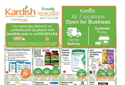 Kardish Flyer May 14 to June 3