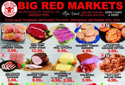 Big Red Markets Flyer September 7 to 13
