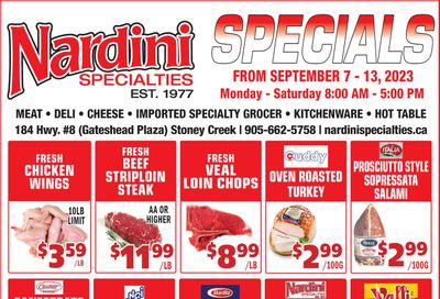Nardini Specialties Flyer September 7 to 13