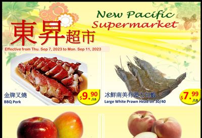 New Pacific Supermarket Flyer September 7 to 11