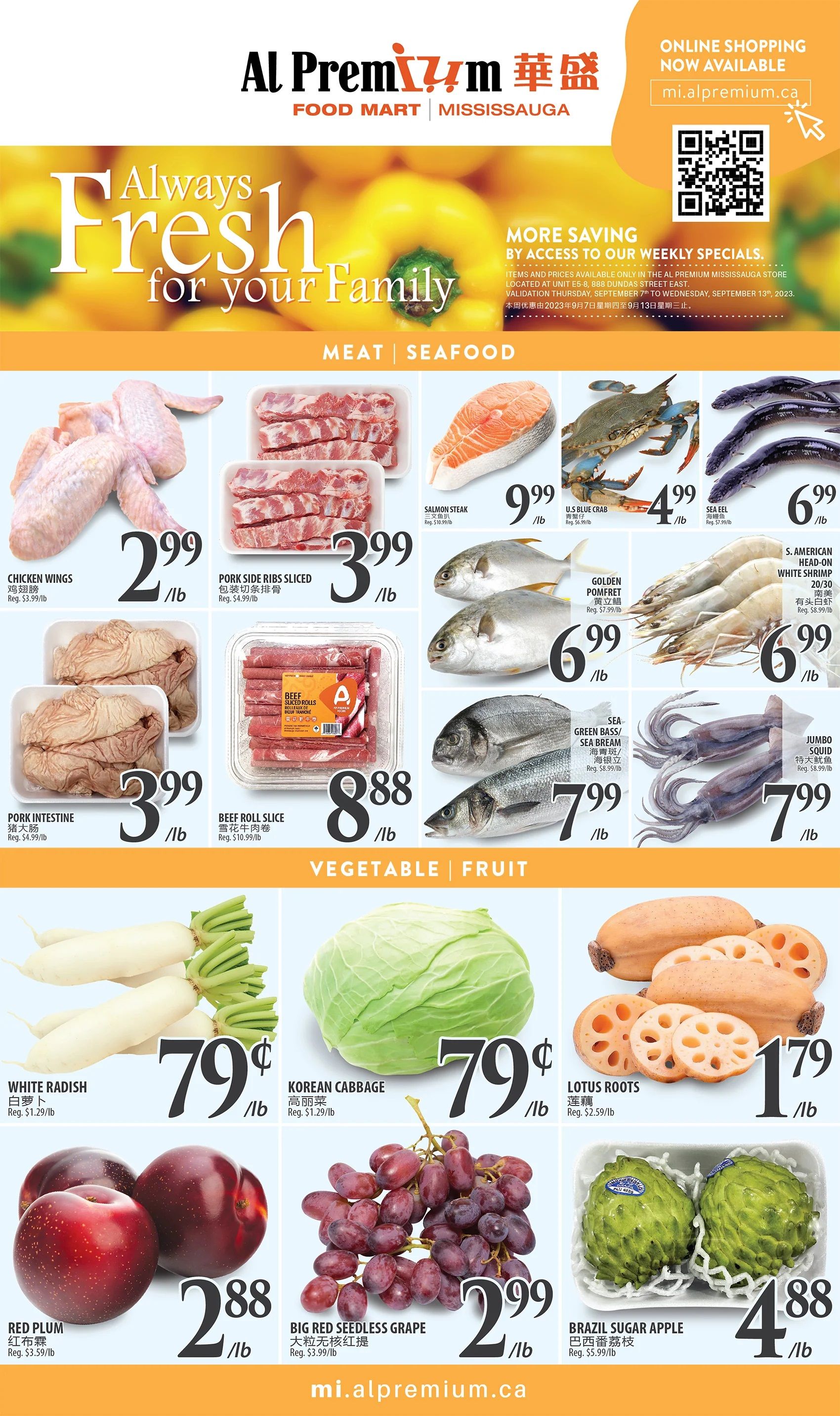 Al Premium Food Mart (Mississauga) Flyer September 7 to 13
