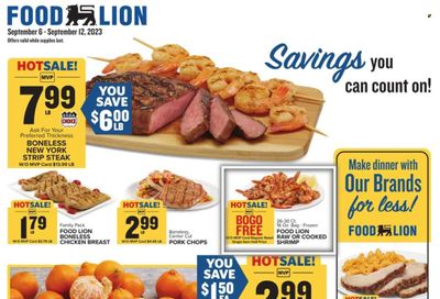 Food Lion Weekly Ad Flyer Specials September 6 to September 12, 2023