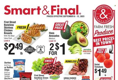 Smart & Final (CA) Weekly Ad Flyer Specials September 6 to September 12, 2023