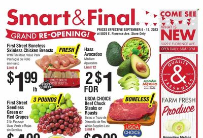 Smart & Final (CA) Weekly Ad Flyer Specials September 6 to September 12, 2023