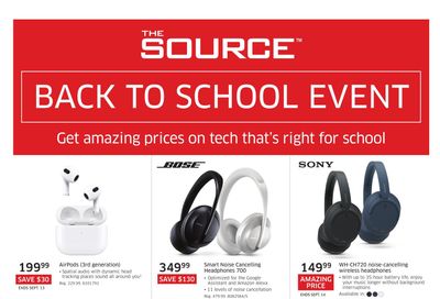 The Source Flyer September 7 to 20